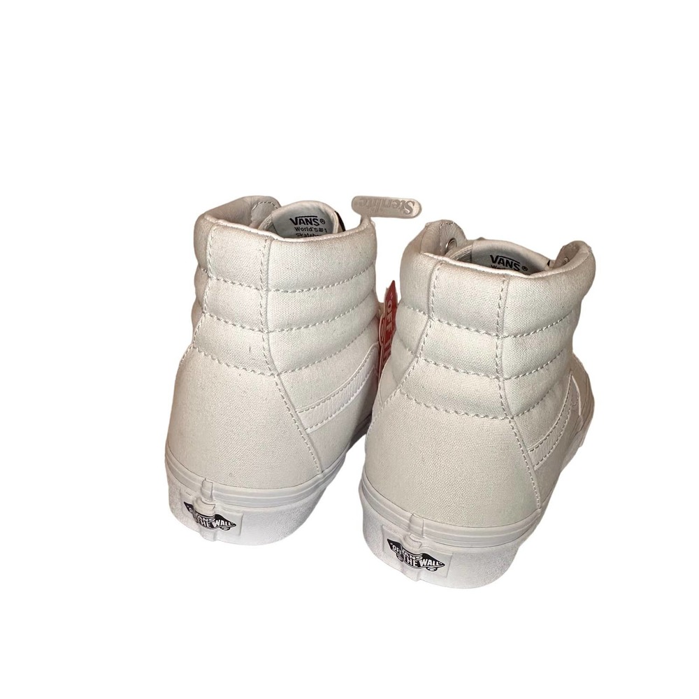 Vans - NWT SK8-Hi Top Sneakers, True White, Size:EU40.5/M8/W9.5 - Picture 7 of 9